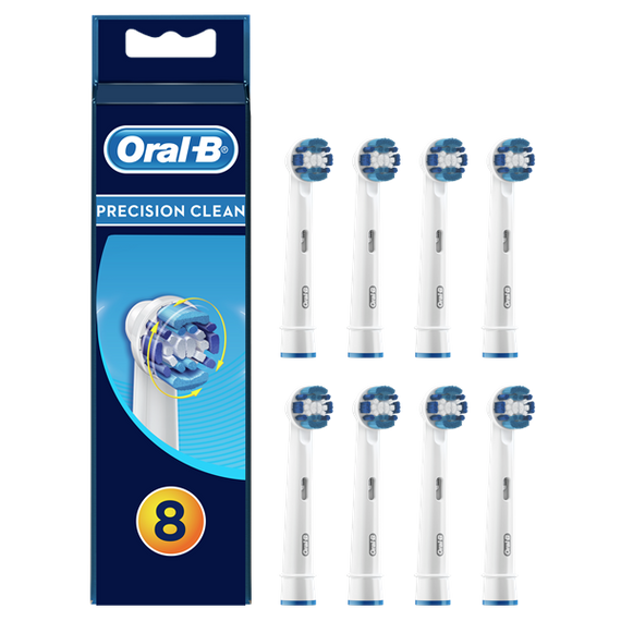 ORAL-B EB20-8 Precision Clean pótfej 8 db Rainbow