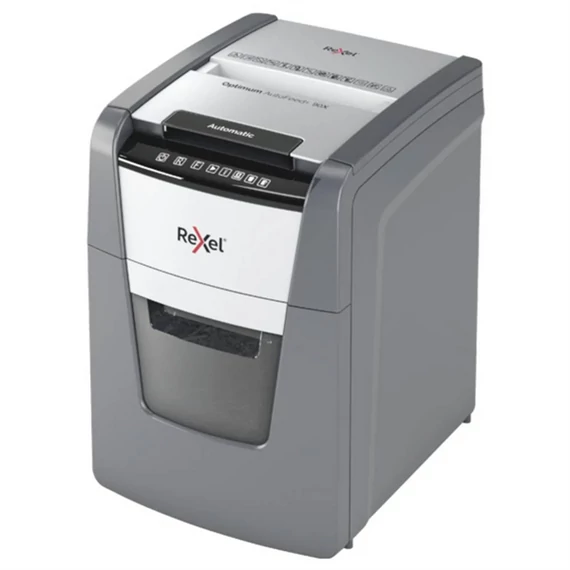 REXEL Iratmegsemmisítő, konfetti, 90 lap, "Optimum AutoFeed+ 90X"