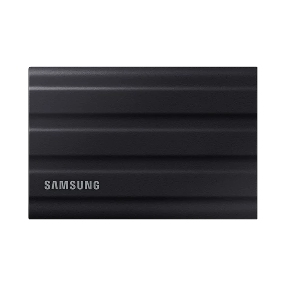 SAMSUNG Hordozható SSD T7 Shield, USB 3.2 Gen.2 (10Gbps), 2TB, Fekete