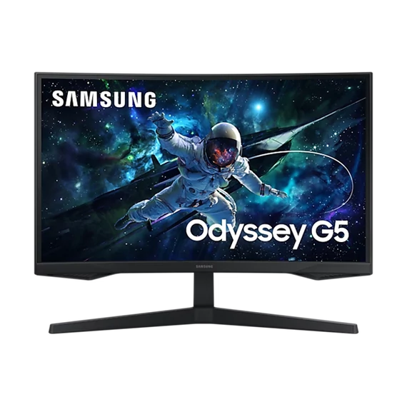 SAMSUNG Ívelt Gaming 165Hz VA monitor 32" G55C, 2560x1400, 16:9, 300cd/m2, 1ms, HDMI/DisplayPort