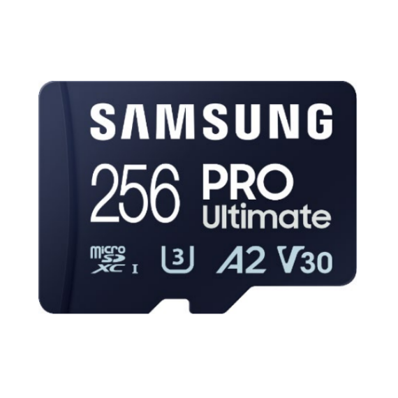 SAMSUNG Memóriakártya, PRO Ultimate with Reader 256GB, Class 10, V30, A2, Grade 3 (U3), R200/W130, +Adapter