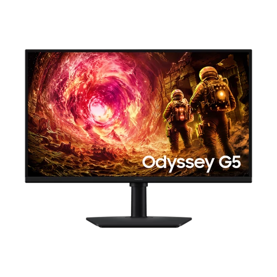 SAMSUNG Odyssey G5 IPS monitor 27", 2560x1440, 16:9, 300cd/m2, 1 ms, DisplayPort/HDMI
