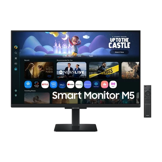 SAMSUNG SMART VA monitor 32" M5, 1920x1080, 16:9, 250cd/m2, 4ms, 2xHDMI/2xUSB/WiFi/Bluetooth, hangszóró