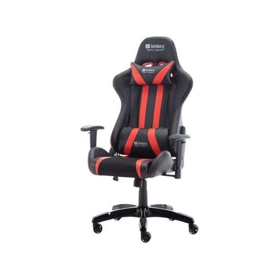 SANDBERG Gamer szék, Commander Gaming Chair Blk/Red