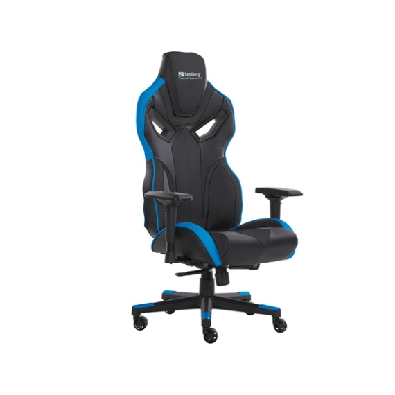 SANDBERG Gamer szék, Voodoo Gaming Chair Black/Blue