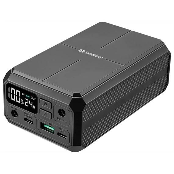 SANDBERG Hordozható akkumulátor, Laptop Powerbank 27000 PD100W