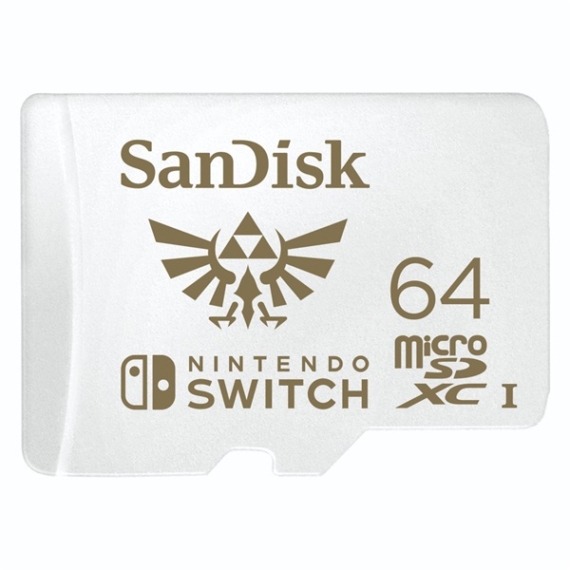 SANDISK 183551, microSDXC KÁRTYA NINTENDO SWITCH 64GB, 100MB/s, U3, C10, A1, UHS-1