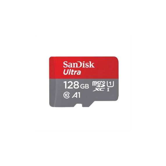 SANDISK 215422, MICROSD ULTRA ANDROID KÁRTYA 128GB, 140MB/s, A1, Class 10, UHS-I