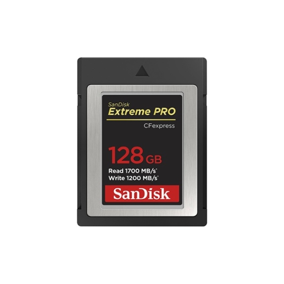 SANDISK 186485, CFEXPRESS EXTREME PRO® KÁRTYA 128GB, Type B, 1700MB/s, 1200MB/s,