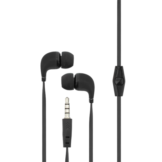 SBOX Füllhallgató, EARPHONES + MICROPHONE, Black