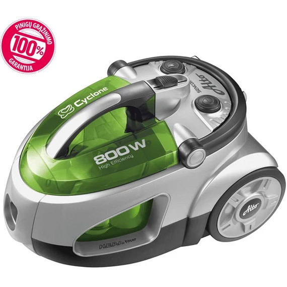 SENCOR SVC 730GR-EUE2 Porzsák nélküli porszívó, portartály: 1,5L, 800W, Zöld