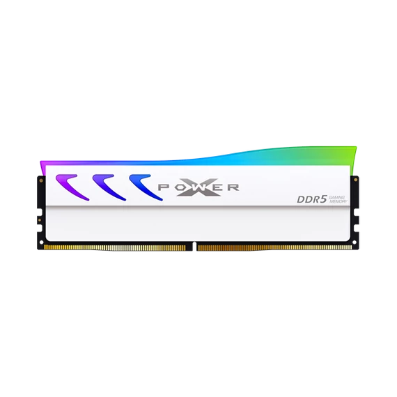 SILICON POWER Memória DDR5 16GB 6000Mhz CL38 DIMM Storm RGB Gaming White XMP 3.0/EXPO