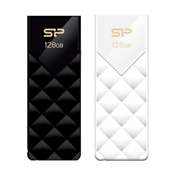SILICON POWER Pendrive 128GB, Blaze - B03 USB 3.2 Gen 1, Fehér