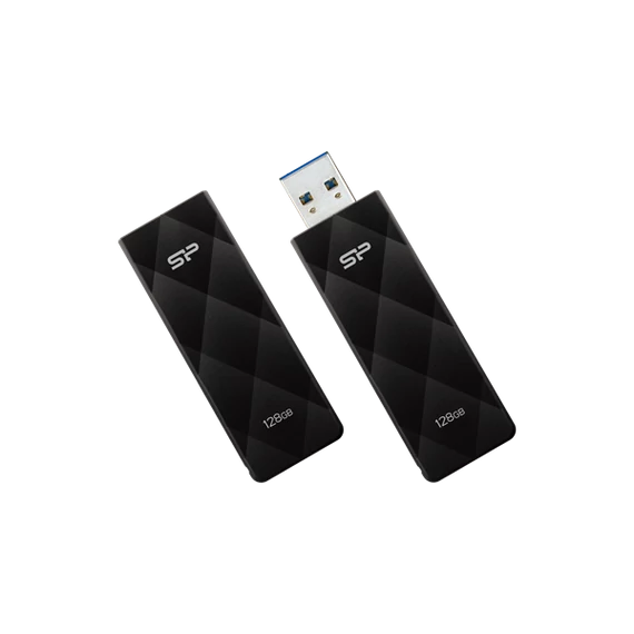 SILICON POWER Pendrive 64GB, Blaze - B20 USB 3.2 Gen 1, Fekete
