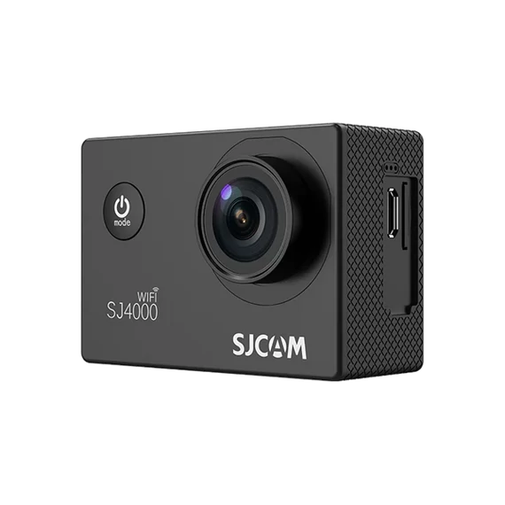 SJCAM Action Camera SJ4000 WiFi, Black 4K, 30m, 12 MP, vízálló tokkal, LCD kijelző 2.0, időzítő funkció, lassítás
