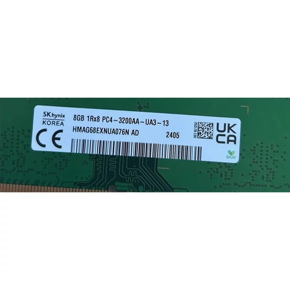SK Hynix RAM 8GB 1RX8 PC4 HMAG68EXNUA076N 8GB DDR4 3200 Mhz
