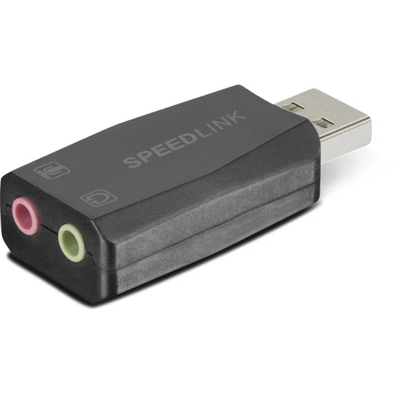 Speedlink SL-8850-BK-01 VIGO USB Hangkártya, fekete