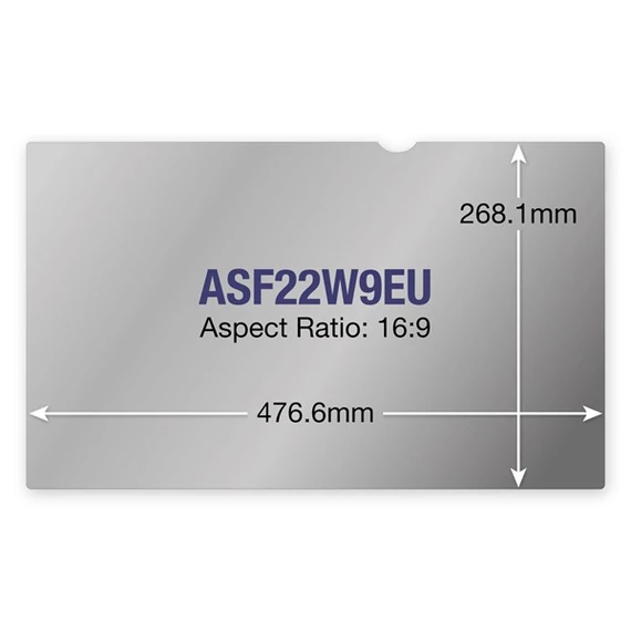 TARGUS Betekintésvédő fólia ASF22W9EU, Privacy Screen 22"W (16:9)