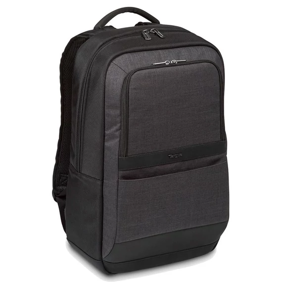 TARGUS Notebook hátizsák TSB911EU, CitySmart 12.5 13 13.3 14 15 15.6" Essential Laptop Backpack - Black/Grey