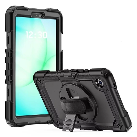 Tech-Protect Solid ütésálló tok Galaxy Tab A9/A11 8,7" kijelzővédővel - fekete - ECO