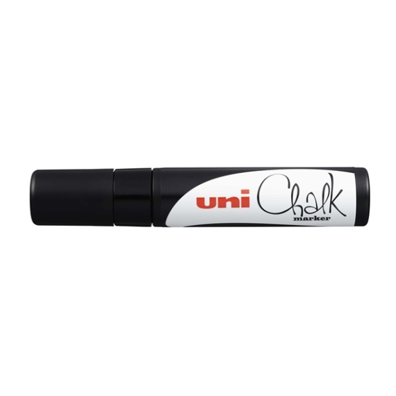 UNI Chalk Marker Pen PWE-17K Broad Tip - Black