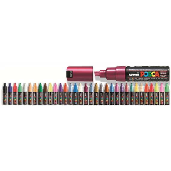UNI POSCA Marker Pen PC-8K Broad Chisel - Blue