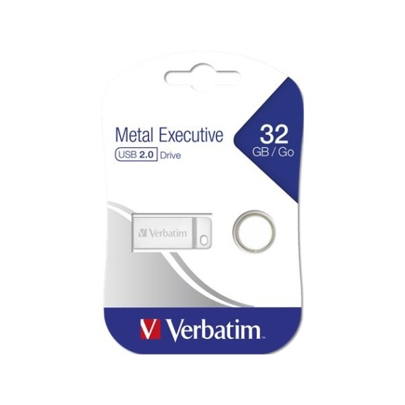 VERBATIM Pendrive, 32GB, USB 2.0,  "Exclusive Metal"