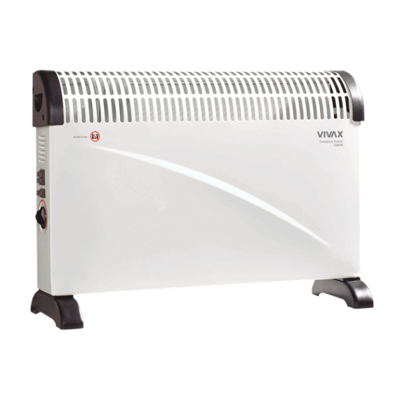 VIVAX CH-2007 elektromos fűtőtest, konvektor 750W / 1250W /  2000W, hőfokszabályozás,