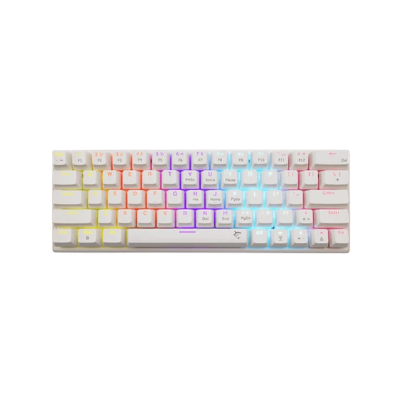 WHITE SHARK GK-002211V2-W/R-US WAKIZASHI-2-W/R-US mech.bill.angol,fehér piros switch 63bill
