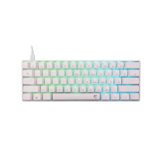 WHITE SHARK GK-004223W/BL-HU SHINOBI-2/W-BL-HU mech. bill. 62 kék gomb,fehér,magyar
