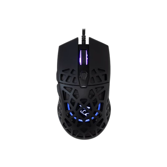 WHITE SHARK GM-5018B CARADOC-B 7D / 7200 dpi fekete RGB gamer egér