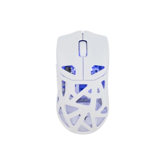 WHITE SHARK WGM-5019W DAGONET-W / 12.000 dpi fehér vez.nélk. gam. egér Pixart3311