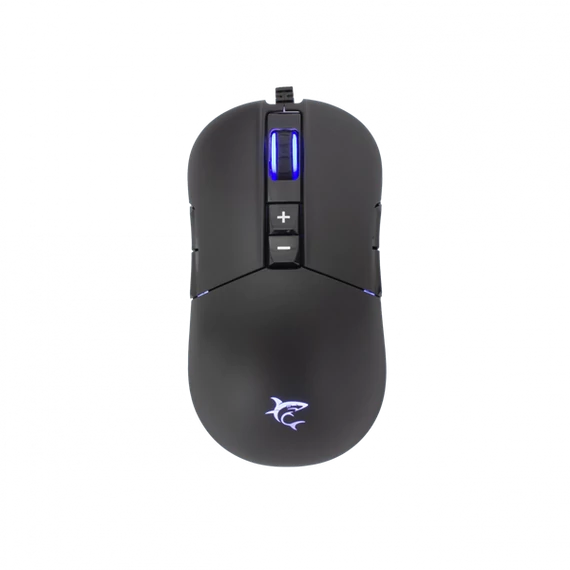 WHITE SHARK ARTHUR (GM-9005) gamer egér, 9D, fekete, 10000 dpi, RGB