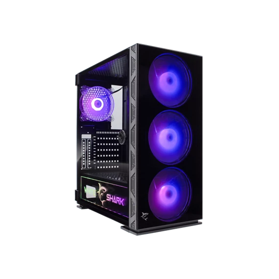 WHITE SHARK WARHEAD-2 GCC-2301 Számítógép ház ATX / ITX, 5xARGB ventillátor