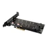 AXAGON PCEM2-DC PCIE NVME+SATA M.2 ADAPTER (PCI-Express x4 adapter hűtővel akár két M.2 lemez számítógéphez)