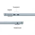 Apple Macbook Air 13,6" M5 10C CPU/10C GPU, 32GB/512GB - Sky Blue - HUN KB