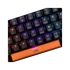 Baracuda DOLPHIN-B/BL-US, BGK-03121B/BL-US, fekete mechanikus gamer billentyűzet kék kapcsolóval, angol