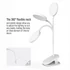 COLORWAY Asztali LED lámpa, Flexible & Clip 2 beépített akkumulátorral Fehér (CW-DL10FCB-W)