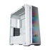 COOLER MASTER Ház Midi ATX MasterBox 520 + 3db Ventilátor + HUB,Tápegység nélkül, Üvegfalú, fehér