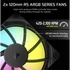 CORSAIR CPU hűtő NAUTILUS 240 RS ARGB Liquid CPU Cooler (vízhűtés), 2 Ventilátoros, LGA1851 támogatással, fekete