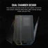 CORSAIR Ház iCUE LINK 6500X RGB, 3x iCUE LINK RX120 RGB Ventilátor, Tápegység nélkül, Edzett Üveg, fekete