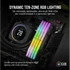 CORSAIR Memória VENGEANCE RGB DDR5 64GB 4800MHz CL32 INTEL (Kit of 2), fekete