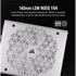 CORSAIR Tápegység Moduláris, RM1000x Shift White, 1000W, 14cm, 80+ Gold
