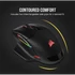 CORSAIR Vezetékes/Vezeték Nélküli Egér Gaming, DARK CORE RGB PRO, 8 programozható gomb, RGB, 18000dpi, fekete