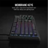 CORSAIR Vezetékes Billentyűzet Gaming, K55 CORE RGB, Médiavezérlő gombok, Cseppálló, US, fekete