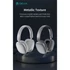 Devia EarBass Pro2 ANC Bluetooth sztereó fejhallgató beépített mikrofonnal - ezüst