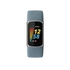 FITBIT Charge 5 Aktivitásmérő fitnesz karkötő (Steel Blue / Platinum Stainless Steel)