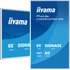IIYAMA ProLite LFD, VA, 24/7, 65", 3840x2160, 16:9, 500 cd/m˛, 6.5ms, 5000:1, HDMIx3/DisplayPort/USB/RS-232C/RJ45/IR