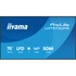 IIYAMA ProLite LFD, IPS, 24/7, 75", 3840x2160, 16:9, 500 cd/m˛, 8ms, 1200:1, HDMIx3/DisplayPort/USB/RS-232C/RJ45/IR