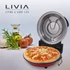 LIVIA LPU1200 elektromos pizzasütő, 32 cm, 1200W, időkapcsoló: 15 perc, 5 teljesítmény fokozat, maximum 400°C, PAN pizza